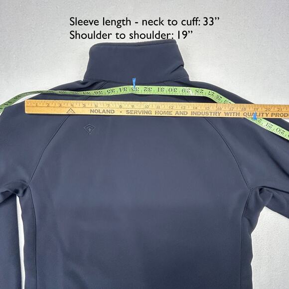 First Tactical Tactix Womens L Softshell Jacket Pullover Navy Blue Fleece Lined - Picture 11 of 11